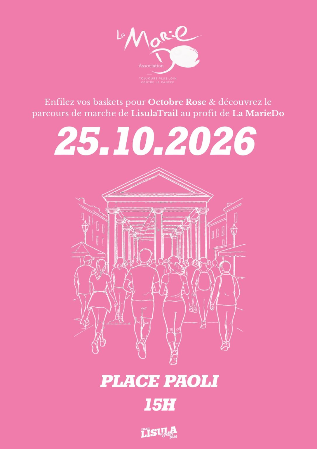 Marche organisée pour Octobre Rose et au profit de la Marie Do
